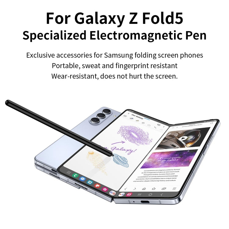 For Samsung Galaxy Z Fold5 Special Electromagnetic Stylus Pen(Black) - Stylus Pen by PMC TechLife | Online Shopping South Africa | PMC TechLife | Buy Now Pay Later Mobicred