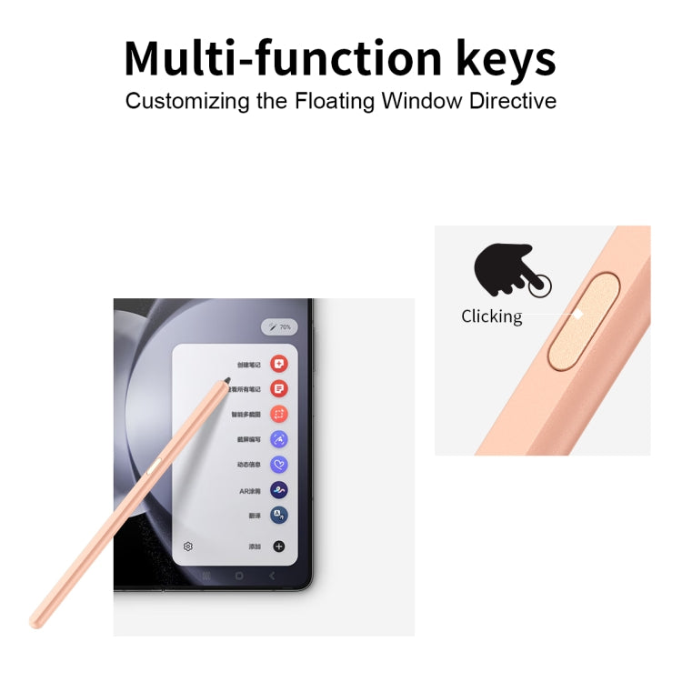 For Samsung Galaxy Z Fold5 Special Electromagnetic Stylus Pen(Pink) - Stylus Pen by PMC TechLife | Online Shopping South Africa | PMC TechLife | Buy Now Pay Later Mobicred