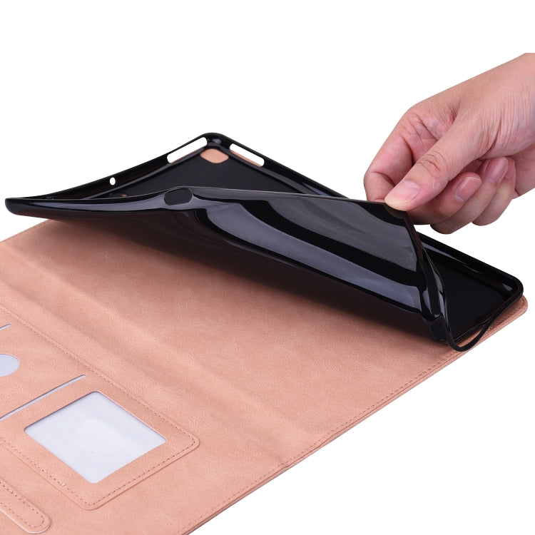 For Huawei MatePad SE 11 2024 Butterfly Flower Embossed Leather Tablet Case(Rose Gold) - Huawei by PMC Jewellery | Online Shopping South Africa | PMC Jewellery | Buy Now Pay Later Mobicred