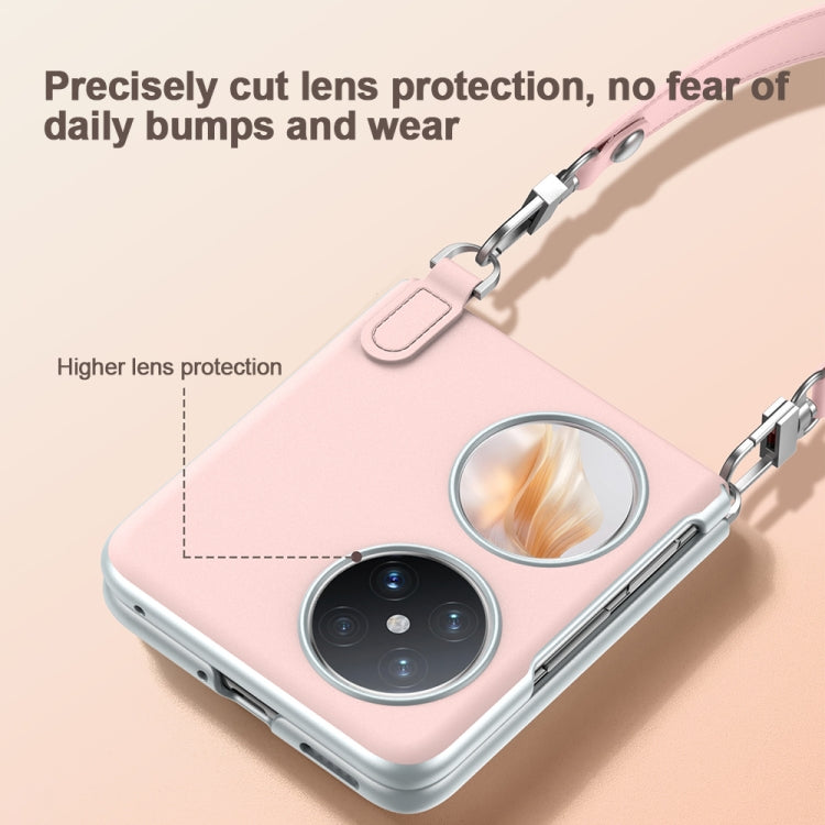For Huawei Pocket 2 SULADA Skin Feel Liquid Leather Phone Case with Strap(Purple) - free shipping - PMC TechLife - Order now!