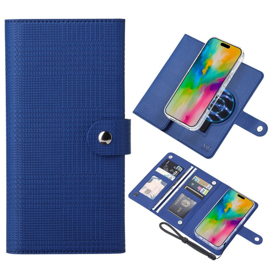 For iPhone 16 Pro ViLi GHA-C Series RFID MagSafe Magnetic Flip Leather Phone Case(Blue) - iPhone 16 Pro Cases by ViLi | Online Shopping South Africa | PMC Jewellery | Buy Now Pay Later Mobicred