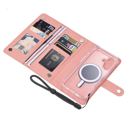 For iPhone 14 Pro ViLi GHA-C Series RFID MagSafe Magnetic Flip Leather Phone Case(Pink) - iPhone 14 Pro Cases by ViLi | Online Shopping South Africa | PMC Jewellery | Buy Now Pay Later Mobicred