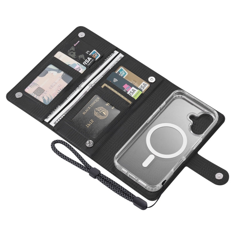 For iPhone 14 Pro Max ViLi GHA-C Series RFID MagSafe Magnetic Flip Leather Phone Case(Black) - iPhone 14 Pro Max Cases by ViLi | Online Shopping South Africa | PMC Jewellery | Buy Now Pay Later Mobicred