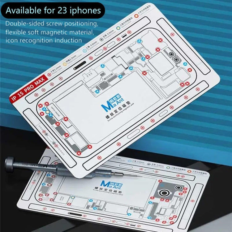For iPhone 13 MaAnt Double-sided Screw Positioning Flexible Soft Magnetic Pad - free shipping - PMC TechLife - Order now!