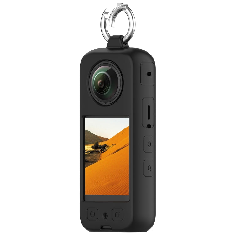 For Insta 360 X4 Portable Silicone Protective Case(Black) - Case & Bags by PMC Jewellery | Online Shopping South Africa | PMC Jewellery | Buy Now Pay Later Mobicred