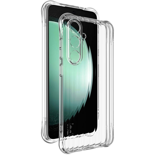 For Samsung Galaxy S24 FE 5G IMAK Corrugated Texture Airbag TPU Phone Case(Transparent) - Galaxy S24 FE 5G Cases by imak | Online Shopping South Africa | PMC Jewellery | Buy Now Pay Later Mobicred