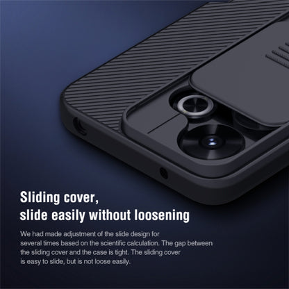 For Redmi Note 13R 5G / 13 4G NILLKIN Black Mirror Series Camshield PC Phone Case(Blue) - Redmi 13 Cases by NILLKIN | Online Shopping South Africa | PMC Jewellery | Buy Now Pay Later Mobicred