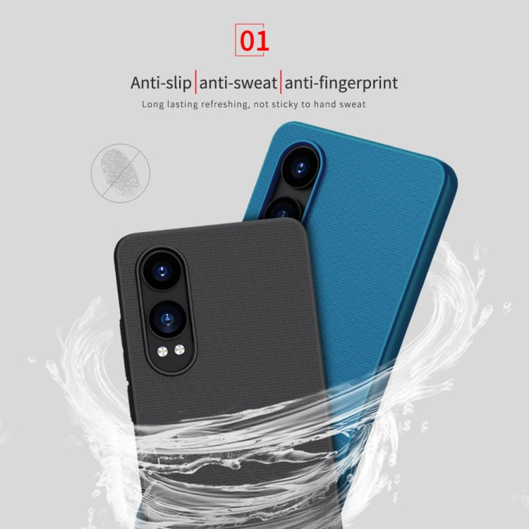 For OnePlus Nord CE4 Lite / OPPO K12x NILLKIN Frosted PC Phone Case(Blue) - OnePlus Cases by NILLKIN | Online Shopping South Africa | PMC Jewellery | Buy Now Pay Later Mobicred