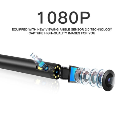 F280 1080P IP68 Waterproof Dual Camera WiFi Digital Endoscope, Length:5m Snake Tube(Black) -  by PMC Jewellery | Online Shopping South Africa | PMC Jewellery | Buy Now Pay Later Mobicred