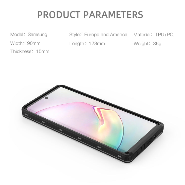 For Samsung Galaxy Note20 Ultra 5G RedPepper Shockproof Scratchproof Dust-proof PC + TPU Protective Case(Red) - Galaxy Note20 Ultra Cases by RedPepper | Online Shopping South Africa | PMc TechLife | Buy Now Pay Later Mobicred