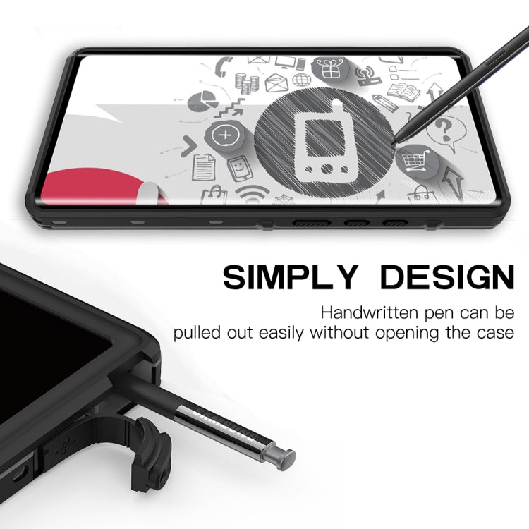 For Samsung Galaxy Note20 Ultra 5G RedPepper Shockproof Scratchproof Dust-proof PC + TPU Protective Case(Red) - Galaxy Note20 Ultra Cases by RedPepper | Online Shopping South Africa | PMc TechLife | Buy Now Pay Later Mobicred