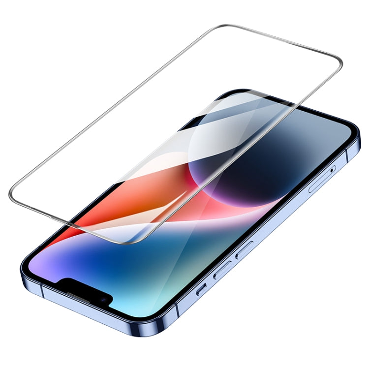 For iPhone 16 Plus / 15 Plus hoco A36 3D Full Screen HD Tempered Film - iPhone 16 Plus Tempered Glass by hoco | Online Shopping South Africa | PMC Jewellery | Buy Now Pay Later Mobicred