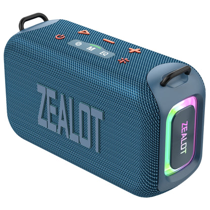 Zealot S85 50W Outdoor Waterproof Portable Bluetooth Speaker(Blue) - Waterproof Speaker by ZEALOT | Online Shopping South Africa | PMC Jewellery | Buy Now Pay Later Mobicred