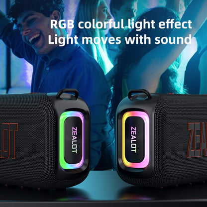 Zealot S85 50W Outdoor Waterproof Portable Bluetooth Speaker(Black) - Waterproof Speaker by ZEALOT | Online Shopping South Africa | PMC Jewellery | Buy Now Pay Later Mobicred