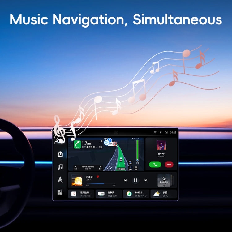 For Android Car Carplay Box Wired to Wireless Auto Conversion Adapter(Black) - Bluetooth Adapters by PMC TechLife | Online Shopping South Africa | PMC TechLife | Buy Now Pay Later Mobicred