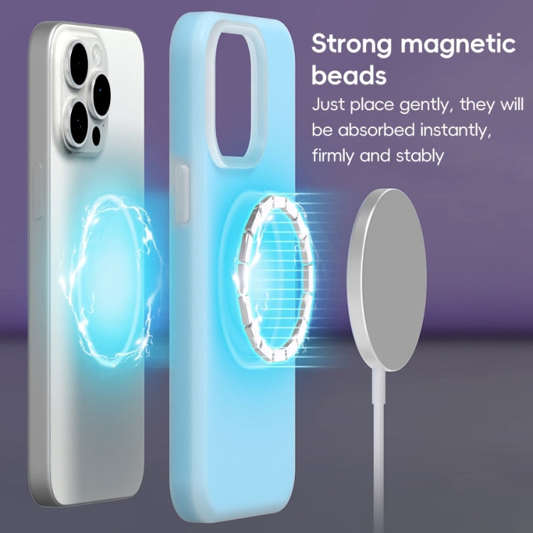 For iPhone 16 Jelly Liquid Silicone MagSafe Magnetic Phone Case(Purple) - iPhone 16 Cases by PMC Jewellery | Online Shopping South Africa | PMC Jewellery | Buy Now Pay Later Mobicred