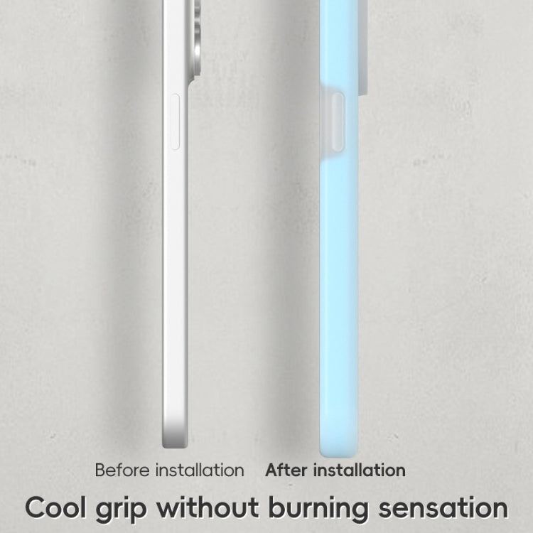 For iPhone 16 Jelly Liquid Silicone MagSafe Magnetic Phone Case(White) - iPhone 16 Cases by PMC TechLife | Online Shopping South Africa | PMC TechLife | Buy Now Pay Later Mobicred