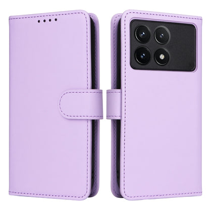 For Redmi K70 / K70 Pro BETOPNICE BN-005 2 in 1 Detachable Imitate Genuine Leather Phone Case(Light Purple) - K70 Pro Cases by BETOPNICE | Online Shopping South Africa | PMC Jewellery | Buy Now Pay Later Mobicred