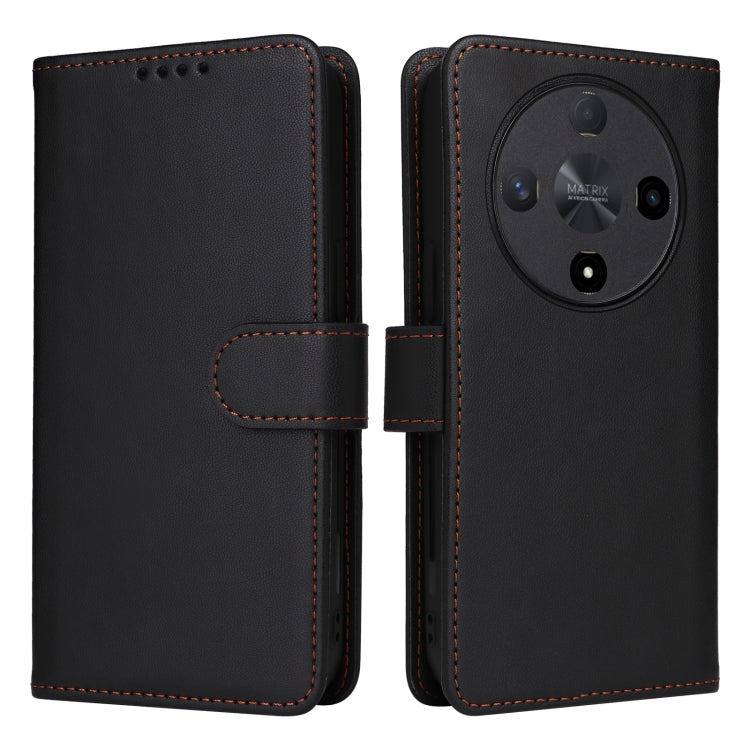 For Honor Magic6 Lite 5G BETOPNICE BN-005 2 in 1 Detachable Imitate Genuine Leather Phone Case(Black) - Honor Cases by BETOPNICE | Online Shopping South Africa | PMC Jewellery | Buy Now Pay Later Mobicred