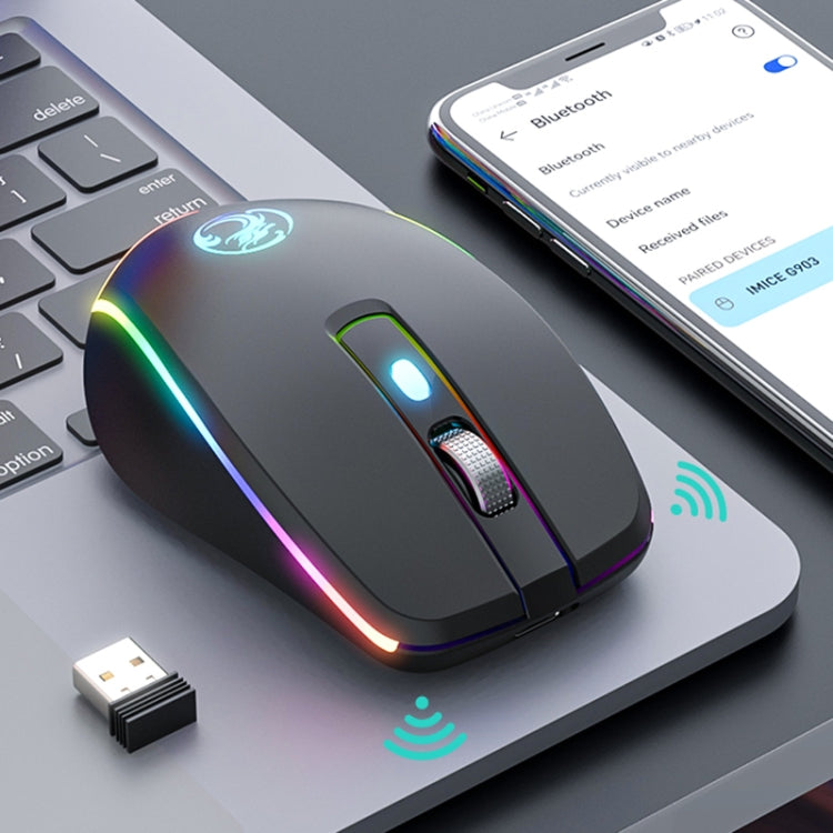 iMICE G903 Bluetooth Dual Mode 6-key Silent Wireless Gaming Mouse(Pink) - free shipping - PMC Jewellery - Order now!
