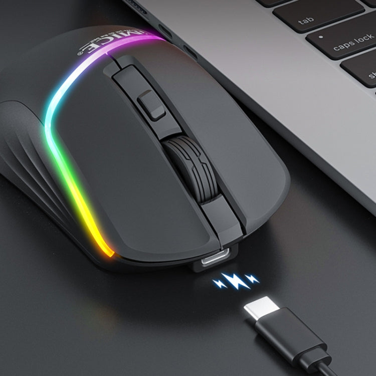 iMICE G902 Bluetooth Dual Mode 6-Key Silent Wireless Gaming Mouse(Black) - Wireless Mice by iMICE | Online Shopping South Africa | PMC Jewellery | Buy Now Pay Later Mobicred