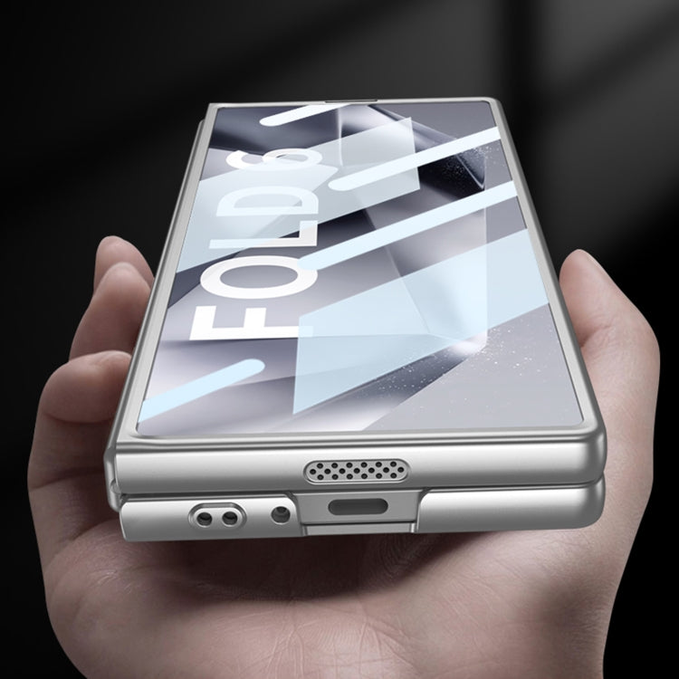 For Samsung Galaxy Z Fold6 GKK Integrated Ultra-thin Electroplating Lens Frame Phone Case(Titanium Grey) - free shipping - PMC Jewellery - Order now!