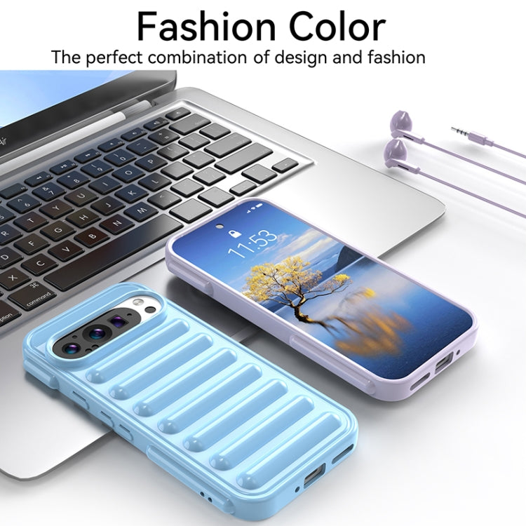For Google Pixel 9 Pro Capsule Series Candy Color TPU Phone Case(Blue) - Google Cases by PMC TechLife | Online Shopping South Africa | PMC TechLife | Buy Now Pay Later Mobicred