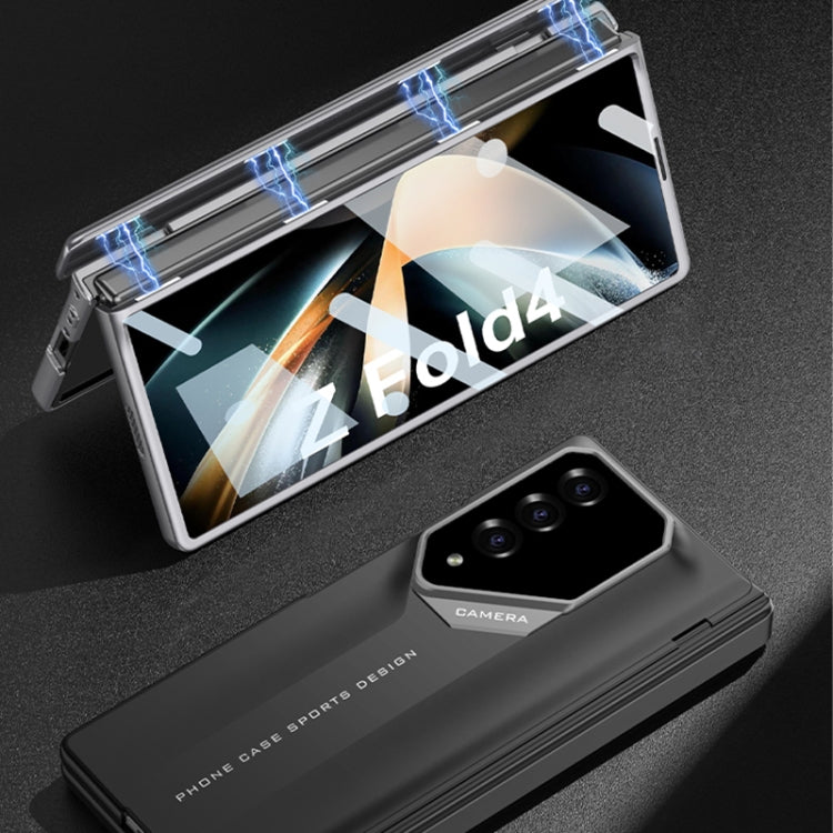 For Samsung Galaxy Z Fold4 GKK Integrated Folding Supercar Phone Case(Grey) - Galaxy Z Fold4 5G Cases by GKK | Online Shopping South Africa | PMC Jewellery | Buy Now Pay Later Mobicred