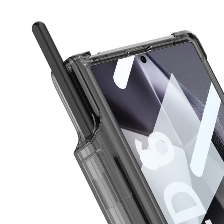 For Samsung Galaxy Z Fold6 GKK Integrated Airbag Hinge Full Coverage Phone Case with Holder / Pen Box, Not Included Pen(Green) - Galaxy Z Fold6 5G Cases by GKK | Online Shopping South Africa | PMC Jewellery | Buy Now Pay Later Mobicred