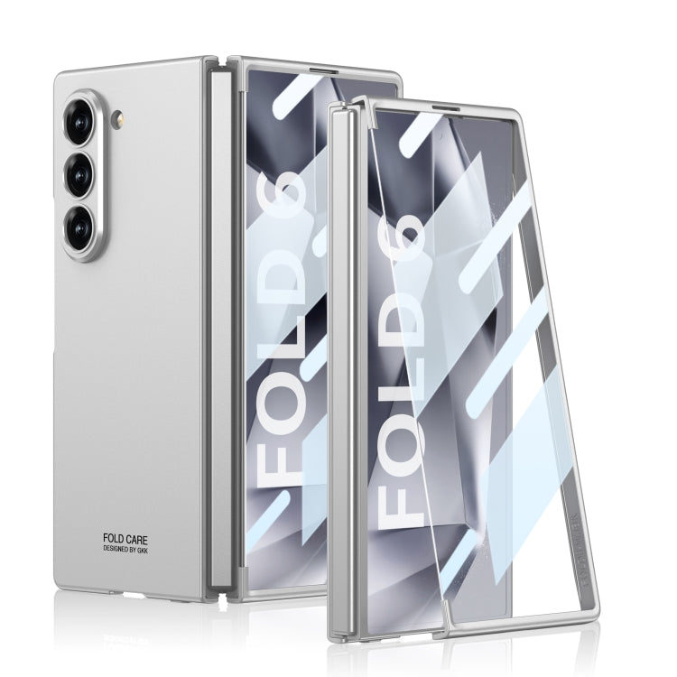 For Samsung Galaxy Z Fold6 GKK Integrated Unbounded Ultra-thin All-inclusive Phone Case(Silver) - Galaxy Z Fold6 5G Cases by GKK | Online Shopping South Africa | PMC Jewellery | Buy Now Pay Later Mobicred