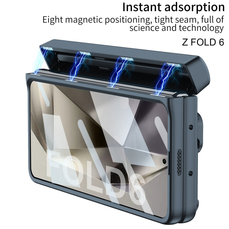 For Samsung Galaxy Z Fold6 GKK Integrated Folding Alloy Shell PC Phone Case with Pen Box, Not Included Pen(Green) - Galaxy Z Fold6 5G Cases by GKK | Online Shopping South Africa | PMC Jewellery | Buy Now Pay Later Mobicred