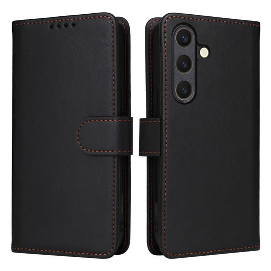 For Samsung Galaxy S25 5G BETOPNICE BN-005 2 in 1 Detachable Imitate Genuine Leather Phone Case(Black) - Galaxy S25 5G Cases by BETOPNICE | Online Shopping South Africa | PMC Jewellery | Buy Now Pay Later Mobicred