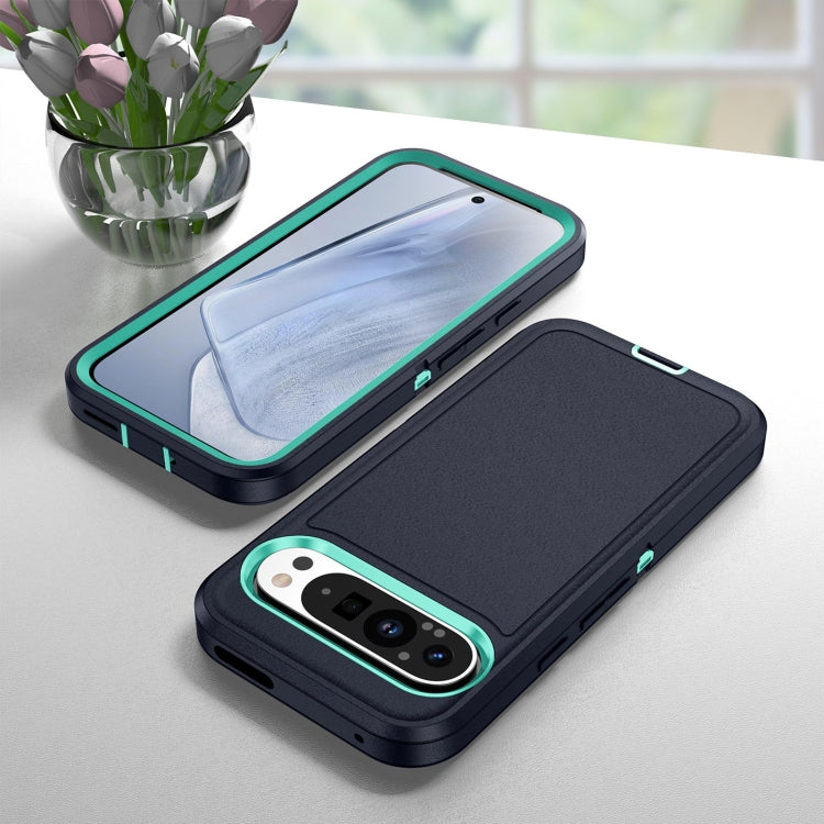 For Google Pixel 9 Pro Life Waterproof Rugged PC + Silicone Phone Case(Dark Blue + Light Blue) - Google Cases by PMC TechLife | Online Shopping South Africa | PMC TechLife | Buy Now Pay Later Mobicred