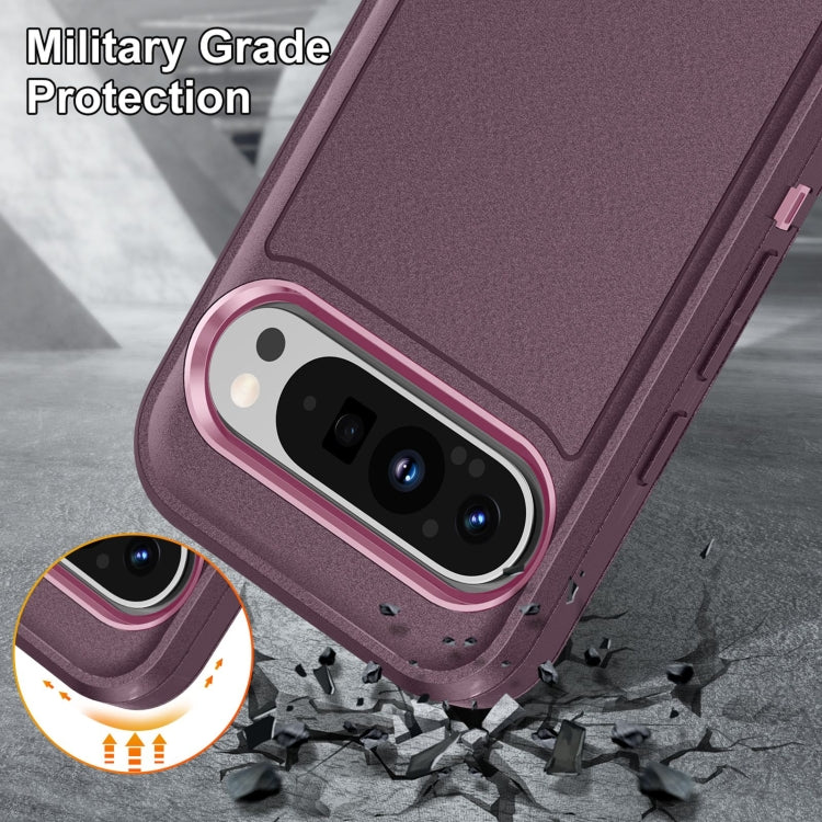 For Google Pixel 9 Life Waterproof Rugged PC + Silicone Phone Case(Purple + Pink) - Google Cases by PMC Jewellery | Online Shopping South Africa | PMC Jewellery | Buy Now Pay Later Mobicred