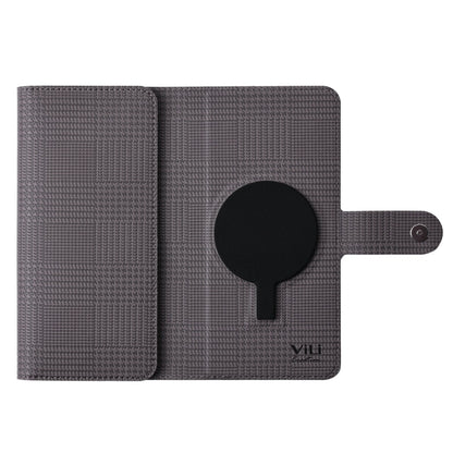 For Samsung Galaxy S24 Ultra 5G ViLi GHB-C Series RFID MagSafe Magnetic Flip Leather Phone Case(Grey) - Galaxy S24 Ultra 5G Cases by ViLi | Online Shopping South Africa | PMC Jewellery | Buy Now Pay Later Mobicred