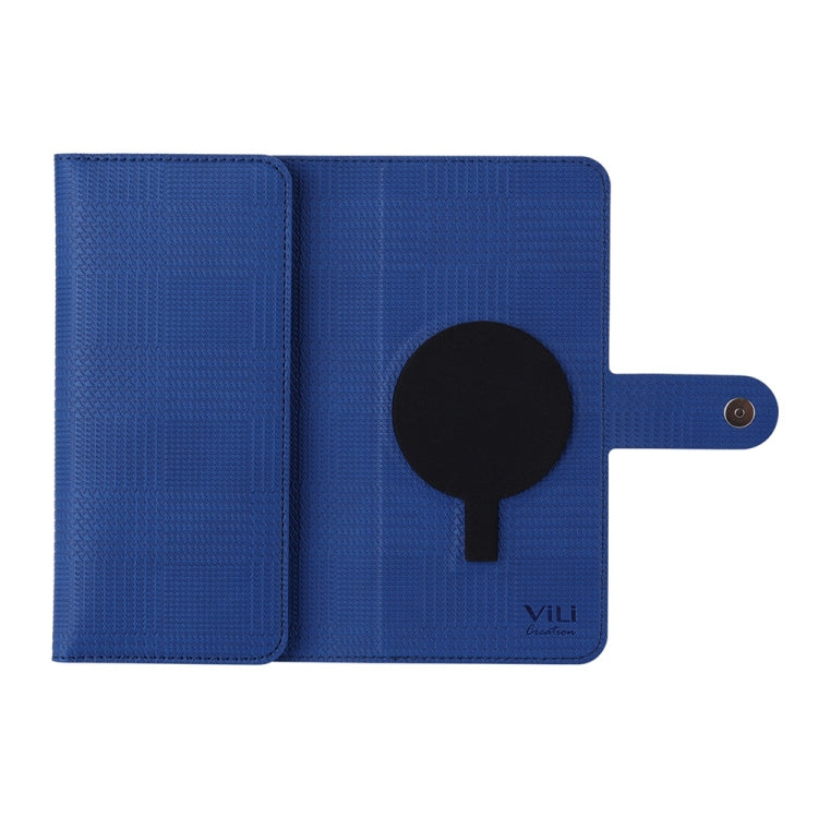 For Samsung Galaxy S24 Ultra 5G ViLi GHB-C Series RFID MagSafe Magnetic Flip Leather Phone Case(Blue) - Galaxy S24 Ultra 5G Cases by ViLi | Online Shopping South Africa | PMC Jewellery | Buy Now Pay Later Mobicred