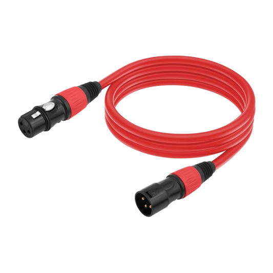 JC1015 XLR 3pin Male to Female Audio Cable, Length:10m(Red) - Microphone Audio Cable & Connector by PMC Jewellery | Online Shopping South Africa | PMC Jewellery | Buy Now Pay Later Mobicred