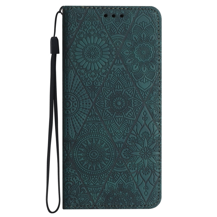 For Google Pixel 9 Pro XL Ethnic Embossed Adsorption Leather Phone Case(Blue) - Google Cases by PMC TechLife | Online Shopping South Africa | PMC TechLife | Buy Now Pay Later Mobicred
