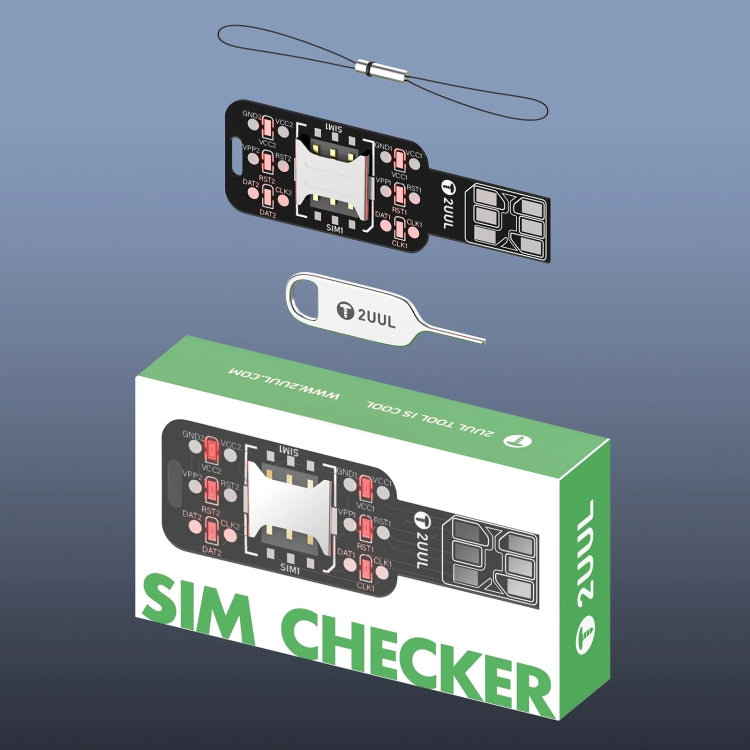 2UUL SM01 Dual SIM Checker Card Quick Test Board - free shipping - PMC Jewellery - Order now!