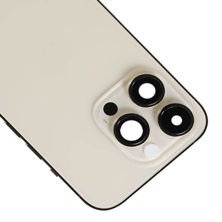 For iPhone 14 Pro Battery Back Cover with Side Keys & Card Tray, Version:China Version(Gold) - free shipping - PMC Jewellery - Order now!