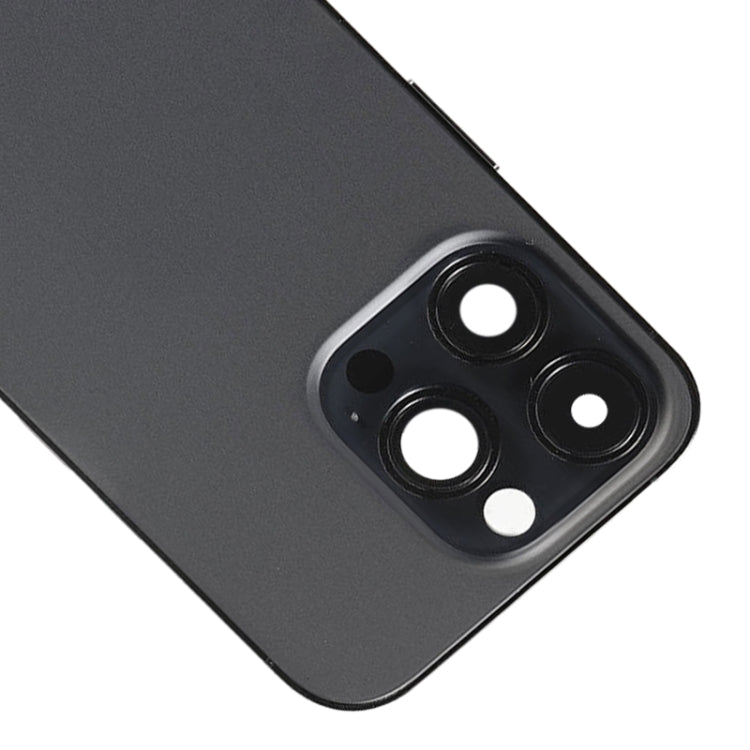 For iPhone 14 Pro Battery Back Cover with Side Keys & Card Tray, Version:CE EU Version(Black) - Back Cover by PMC Jewellery | Online Shopping South Africa | PMC Jewellery | Buy Now Pay Later Mobicred