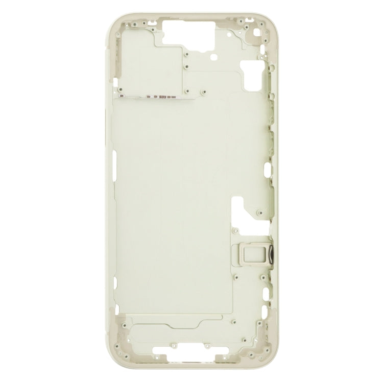 For iPhone 15 Plus Middle Frame Bezel Plate with Side Keys + Card Tray, Version:CE EU Version(Yellow) - LCD Related Parts by PMC Jewellery | Online Shopping South Africa | PMC Jewellery | Buy Now Pay Later Mobicred