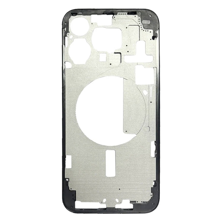 For iPhone 15 Pro Max Middle Frame Bezel Plate with Side Keys + Card Tray, Version:CE EU Version(Black) - LCD Related Parts by PMC Jewellery | Online Shopping South Africa | PMC Jewellery | Buy Now Pay Later Mobicred