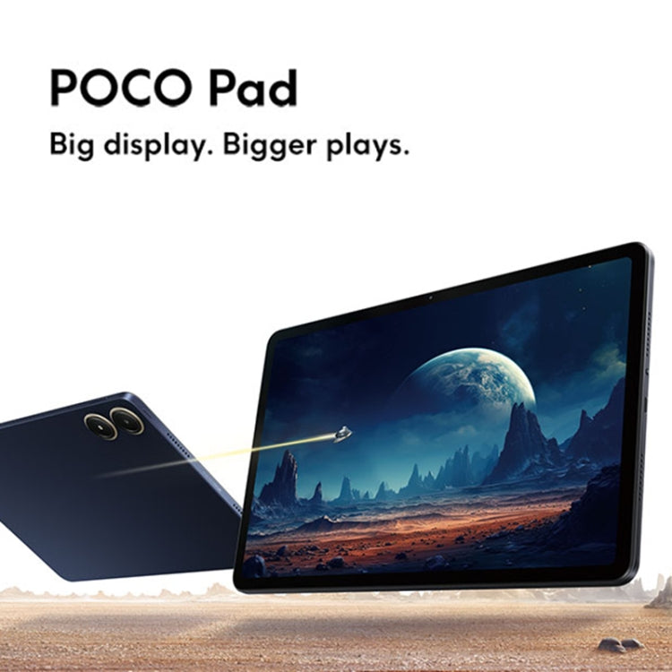 [HK Warehouse] Xiaomi Poco Pad 12.1 inch Tablet PC Global, 8GB+256GB, HyperOS Qualcomm Snapdragon 7s Gen2 Octa Core, 10000mAh Battery(Blue) - Other by Xiaomi | Online Shopping South Africa | PMC Jewellery | Buy Now Pay Later Mobicred