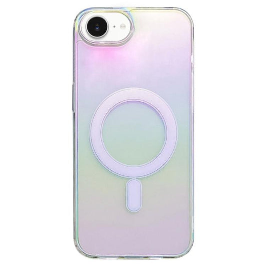 For iPhone 16e Gradient Color MagSafe Airbag Full Coverage Phone Case(Rainbow) - iPhone 16e Cases by PMC Jewellery | Online Shopping South Africa | PMC Jewellery | Buy Now Pay Later Mobicred