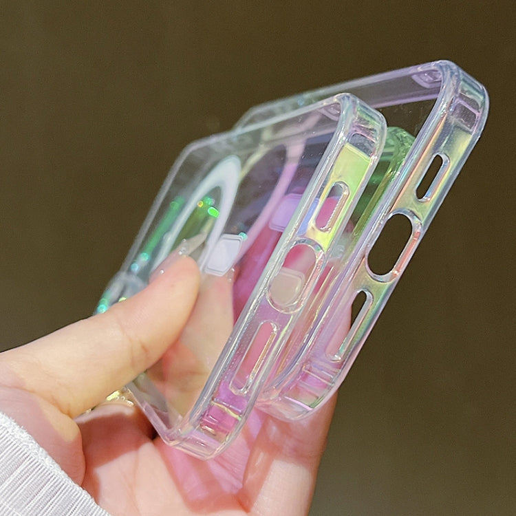 For iPhone 16 Pro Max Gradient Color MagSafe Airbag Full Coverage Phone Case(Rainbow) - free shipping - PMC TechLife - Order now!