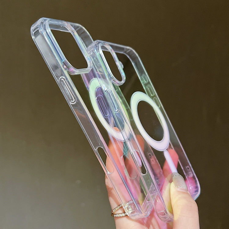 For iPhone 16 Pro Max Gradient Color MagSafe Airbag Full Coverage Phone Case(Rainbow) - free shipping - PMC TechLife - Order now!