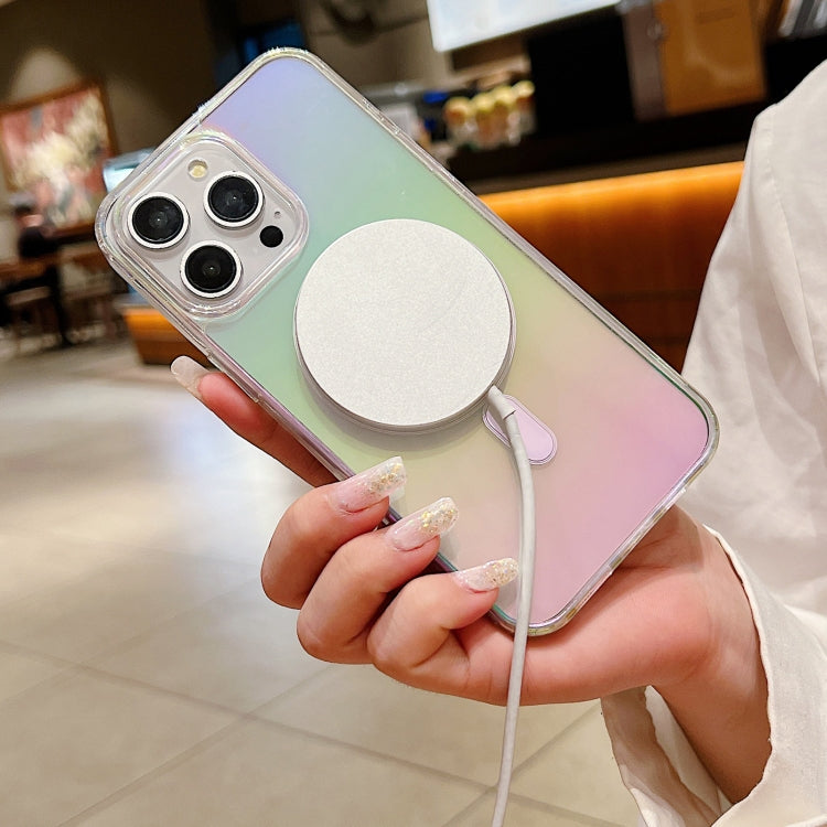 For iPhone 16 Pro Max Gradient Color MagSafe Airbag Full Coverage Phone Case(Rainbow) - free shipping - PMC TechLife - Order now!