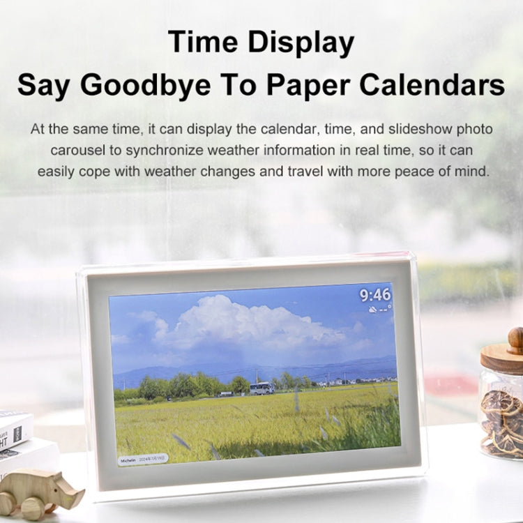 15.6 inch IPS Screen Digital Cloud Photo Frame Wall Mounted LED Advertising Machine, Plug Type:AU Plug(White) - 15 inch Above by PMC TechLife | Online Shopping South Africa | PMC TechLife | Buy Now Pay Later Mobicred