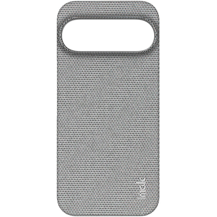 For Google Pixel 9 / 9 Pro imak Ruiyi Series Cloth Texture PU + PC Phone Case(Light Grey) - Google Cases by imak | Online Shopping South Africa | PMC Jewellery | Buy Now Pay Later Mobicred